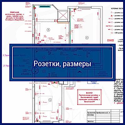 Розетки, размеры